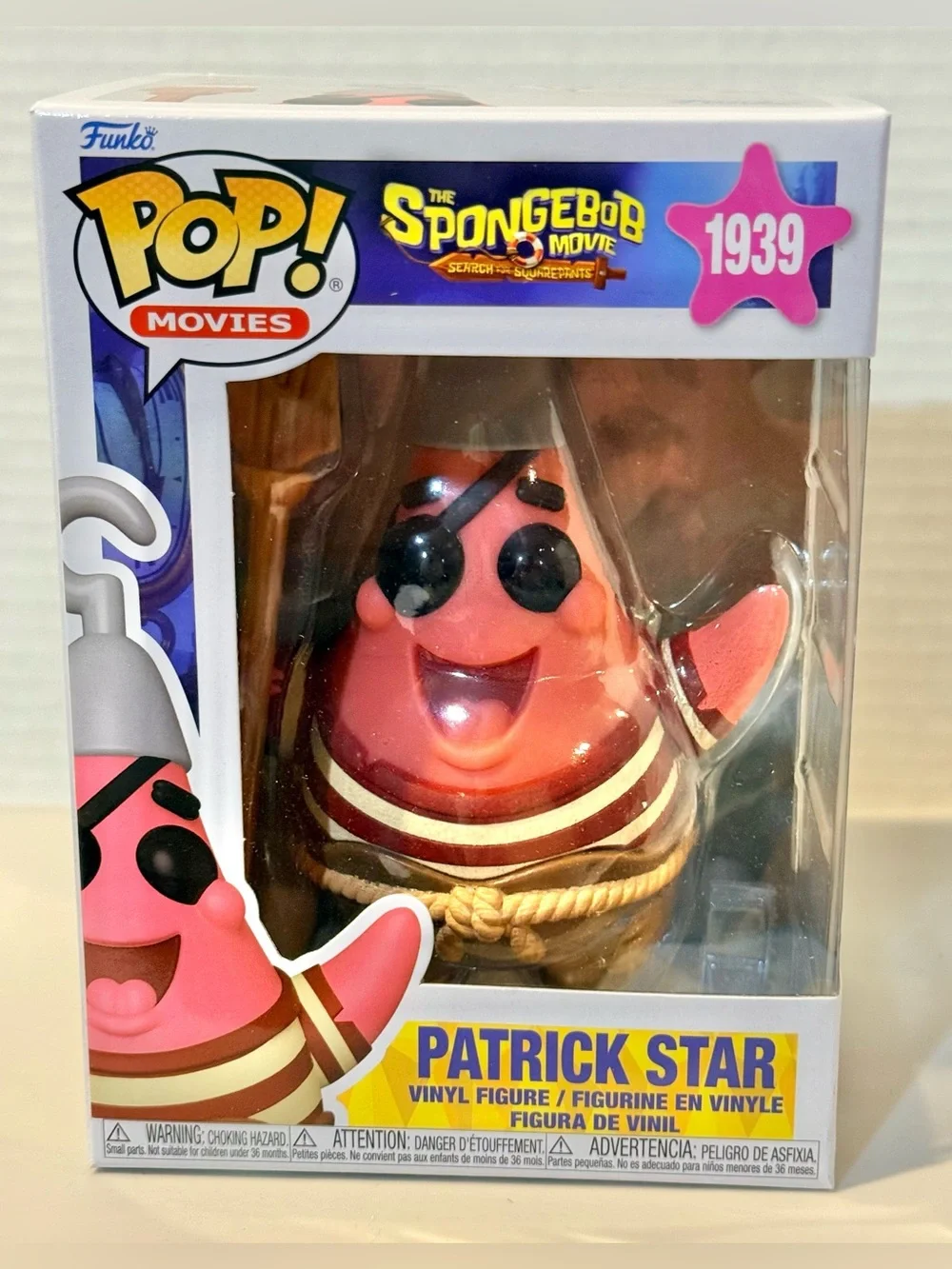 Funko Pop! Movies #1939 The SpongeBob Movie Patrick Star Brand New